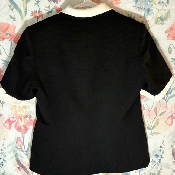 Vintage Albert Nipon Two-Tone Short Sleeve Blazer - Picture 8 of 11